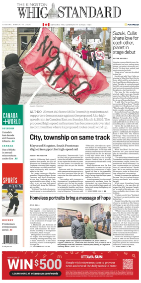 Cover of Kingston Whig-Standard