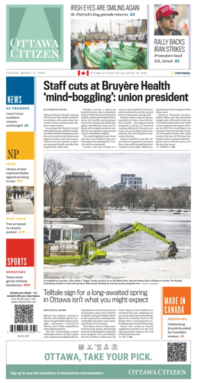 Cover of Ottawa Citizen