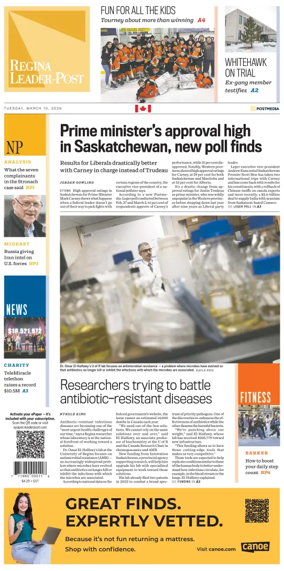 Cover of Regina Leader-Post