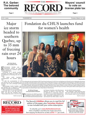 Cover of Sherbrooke Record