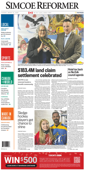 Cover of Simcoe Reformer