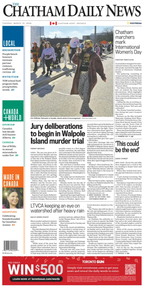 Cover of The Chatham Daily News