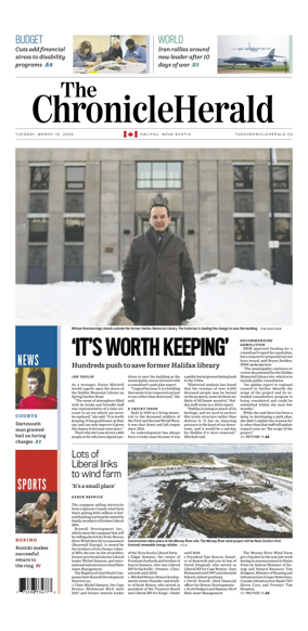 Cover of The Chronicle Herald (Metro)