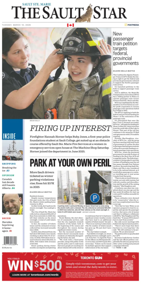 Cover of The Sault Star