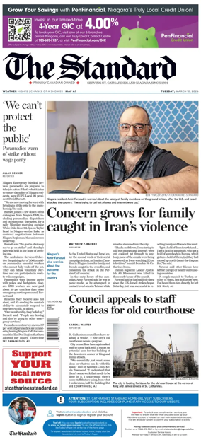 Cover of The Standard (St. Catharines)