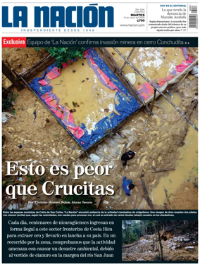 Cover of La Nacion (Costa Rica)