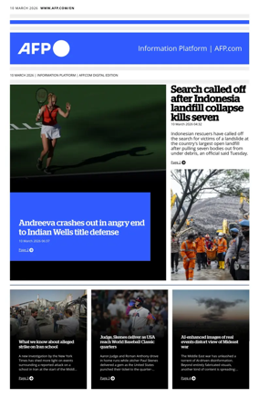 Cover of AFP English