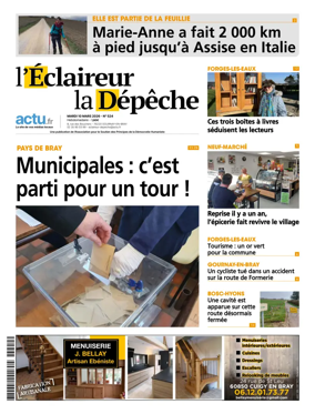 Cover of l'Eclaireur la Depeche