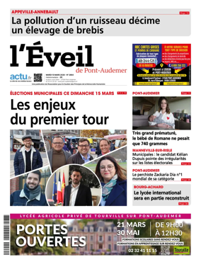 Cover of L'Eveil de Pont-Audemer