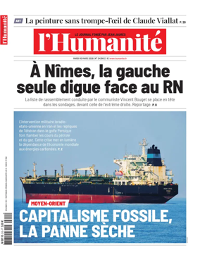 Cover of L'HUMANITE