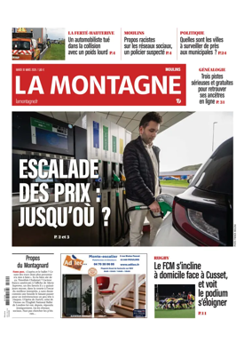 Cover of La Montagne (Moulins)