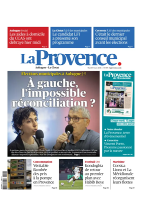 Cover of La Provence Aubagne-La Ciotat