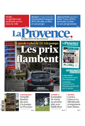 Cover of La Provence Martigues-Istres-Vitrolles-Marignane