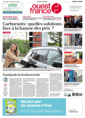 Cover of Ouest France (Angers / Segre)