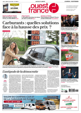 Cover of Ouest France (Loudeac / Rostrenen)