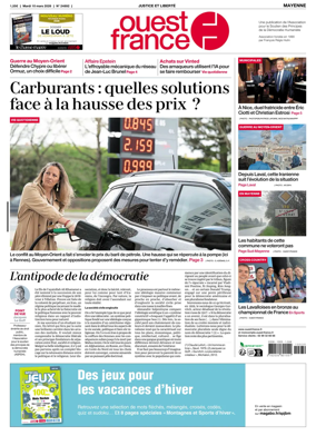 Cover of Ouest France (Mayenne)