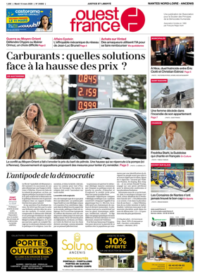 Cover of Ouest France (Nantes Nord-Loire - Ancenis)
