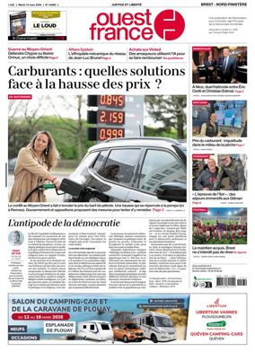 Cover of Ouest France (Nord-Finistere)