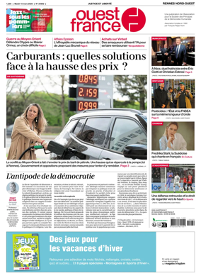 Cover of Ouest-France (Rennes Nord-Ouest)
