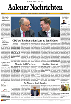 Cover of Aalener Nachrichten