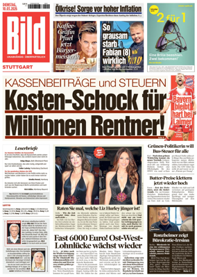 Cover of BILD Stuttgart
