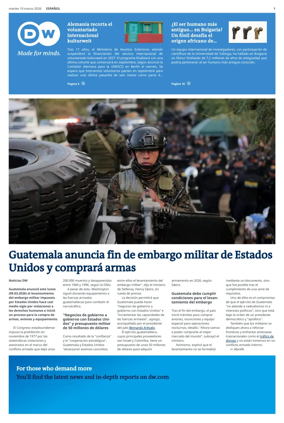 Cover of Deutsche Welle (Spanish edition)
