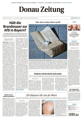 Cover of Donau Zeitung