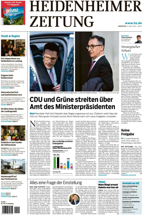 Cover of Heidenheimer Zeitung