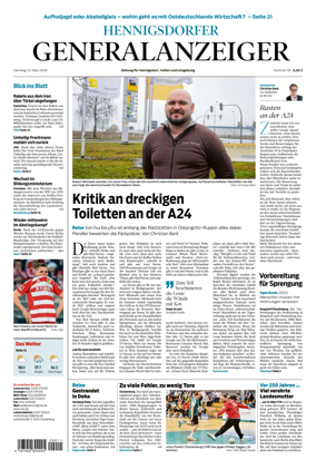 Cover of Hennigsdorfer Generalanzeiger