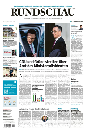 Cover of Rundschau fur den Schwabischen Wald – Der Kocherbote