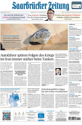 Cover of Saarbruecker Zeitung