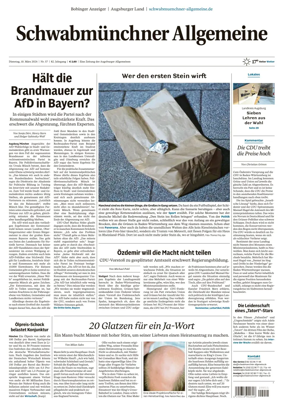Cover of Schwabmunchner Allgemeine