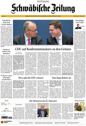 Cover of Schwabische Zeitung (Tettnang)