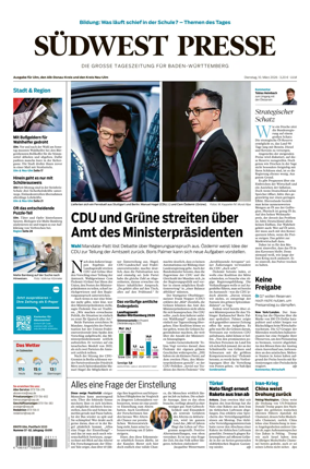 Cover of Sudwest Presse