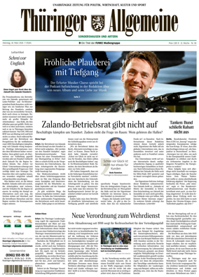 Cover of Thuringer Allgemeine (Muhlhausen und Bad Langensalza)