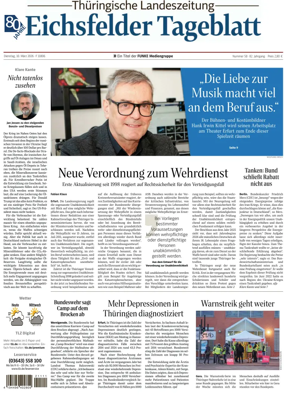 Cover of Thuringische Landeszeitung (Eichsfeld)