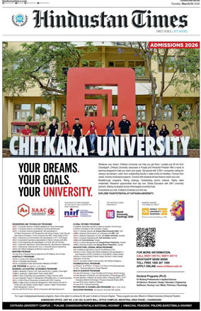 Cover of Hindustan Times (Chandigarh)