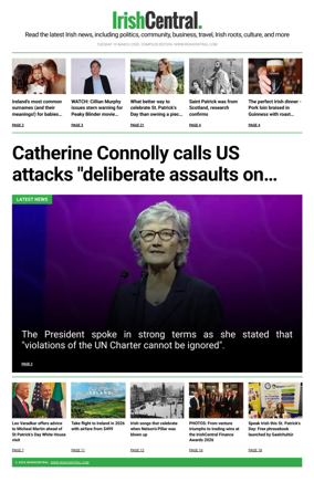 Cover of Irish Central