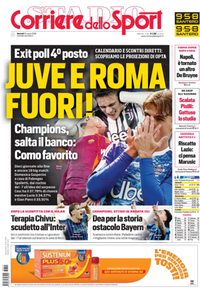 Cover of Corriere dello Sport