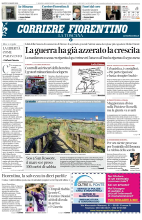 Cover of Corriere Fiorentino