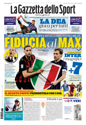 Cover of La Gazzetta dello Sport - Roma