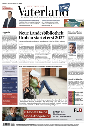 Cover of Liechtensteiner Vaterland