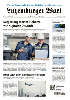 Cover of Luxemburger Wort