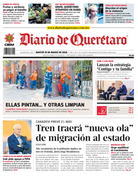 Cover of Diario de Queretaro