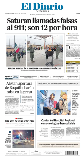 Cover of El Diario de Delicias