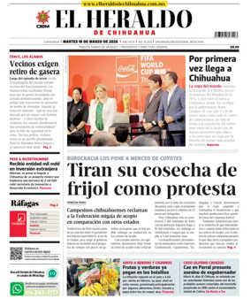 Cover of El Heraldo de Chihuahua