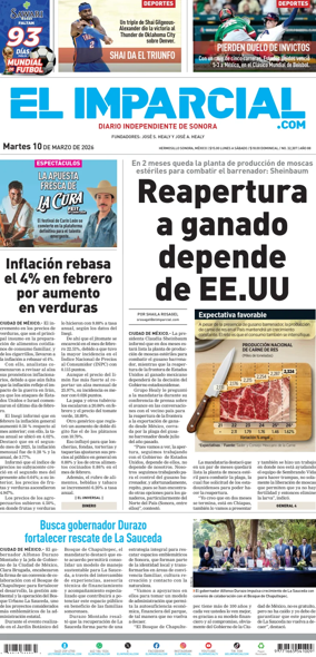 Cover of El Imparcial