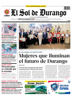 Cover of El Sol de Durango