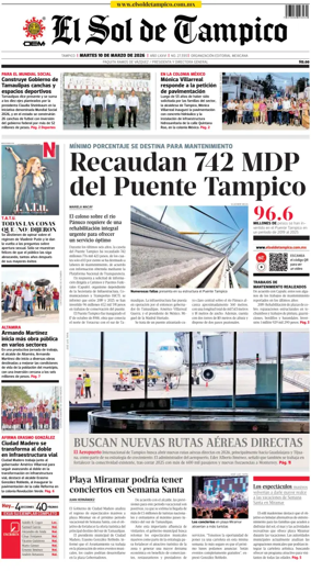 Cover of El Sol de Tampico