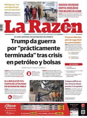 Cover of La Razon de Mexico